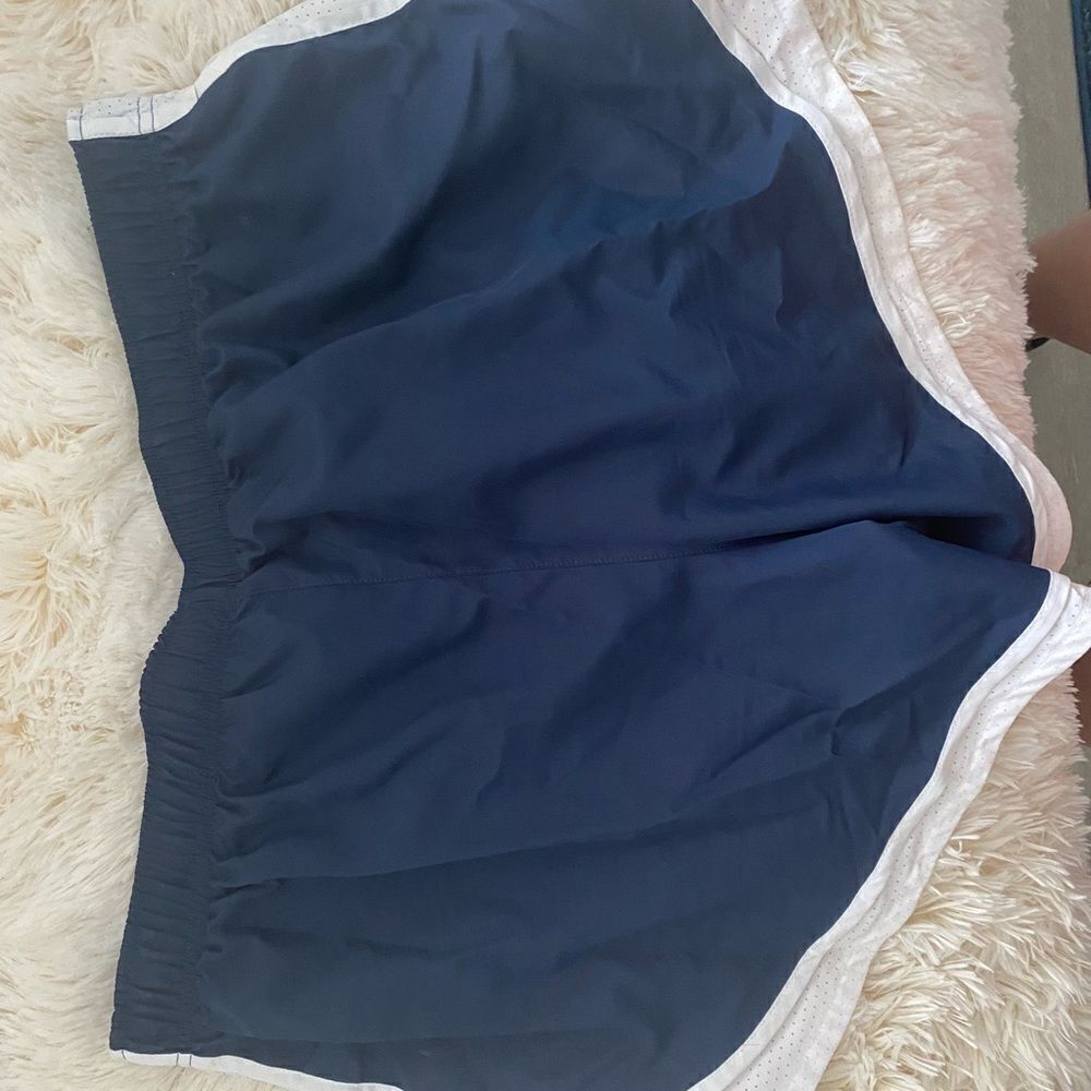 Women’s Blue Athletic Shorts - Picture 3 of 3